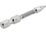 SCREWDRIVER BITS 1/4 50MM PZ1 2 PCS NI (YT-78023)
