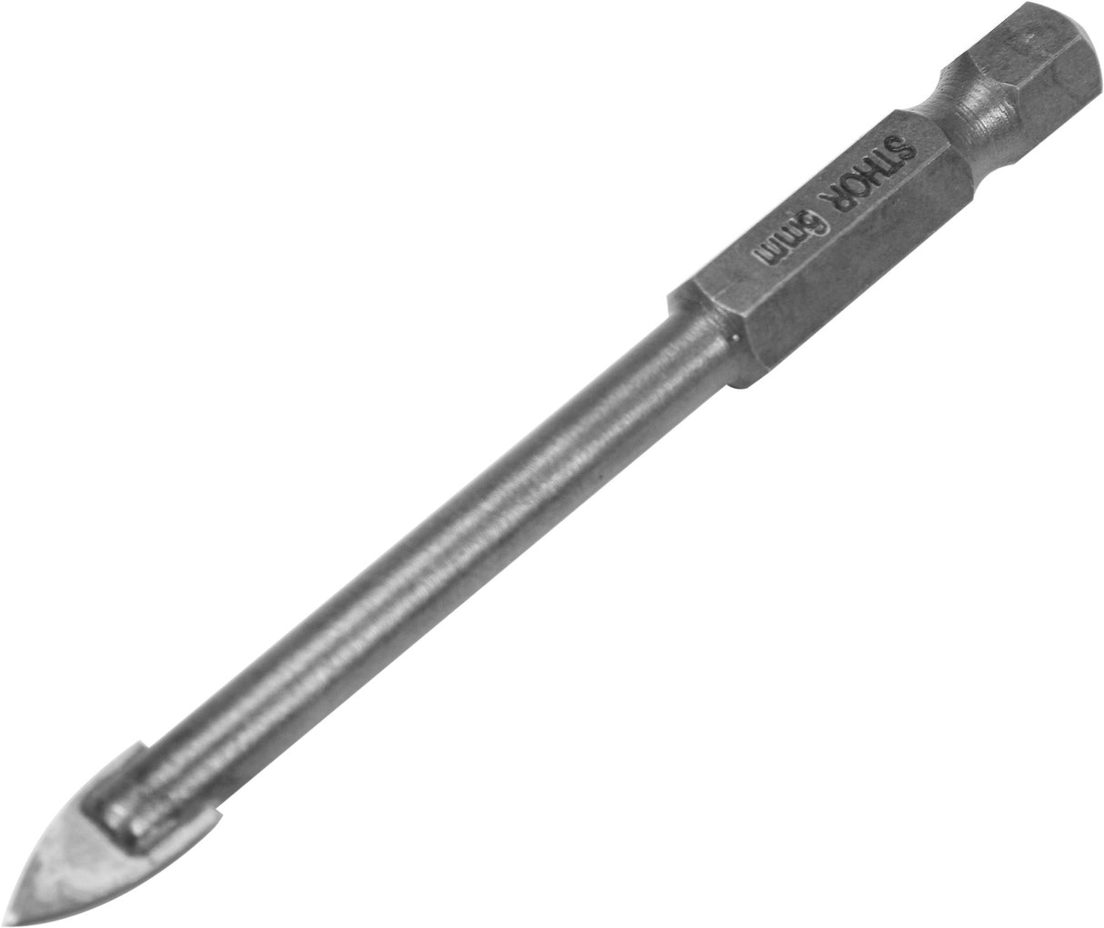 GLASS AND TILE DRILL WITH HEX SHANK 6MM (21703)