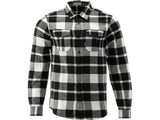 FLANNEL SHIRT WHITE S. S (YT-78812)