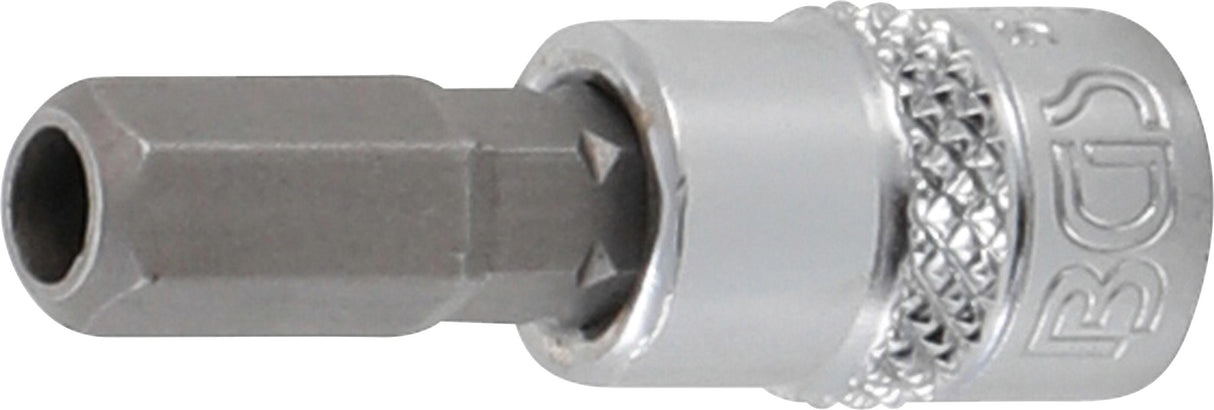 BIT SOCKET | 6.3 MM (1/4") DRIVE | INTERNAL HEXAGON TAMPERPROOF 7 MM (5156-7)