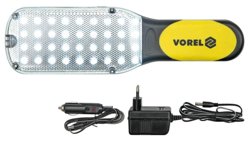 WORK LAMP RECHARGEABLE | FLAT | NI-MH 7.2V | 600MAH | 36 LED (82720)