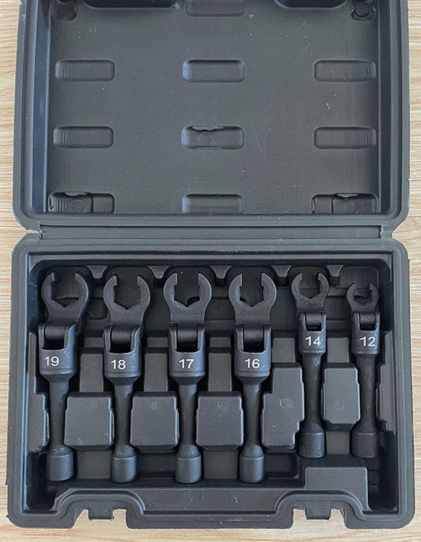WRENCH SET | DIESEL INJECTOR LINES | FLEX HEAD | 6 PCS. (LSW6S)