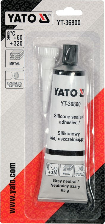 SILICONE SEALANT | HIGH TEMPERATURE | GREY | 85 G (YT-36800)