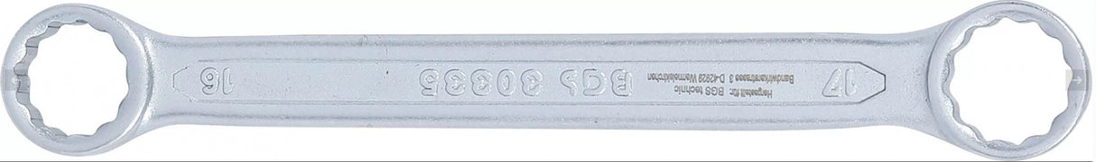 DOUBLE RING SPANNER | EXTRA FLAT | 16 X 17 MM (30335)