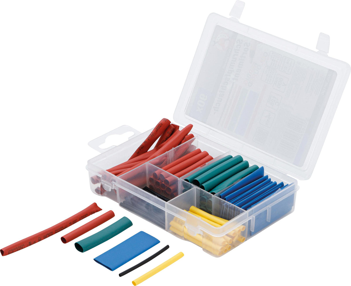 SHRINK TUBE ASSORTMENT | COLOURED | 90 PCS. (88150)