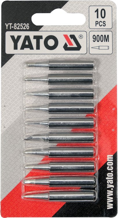 SOLDER. IRON TIPS SET TYPE 900M 10 PCS (YT-82526)