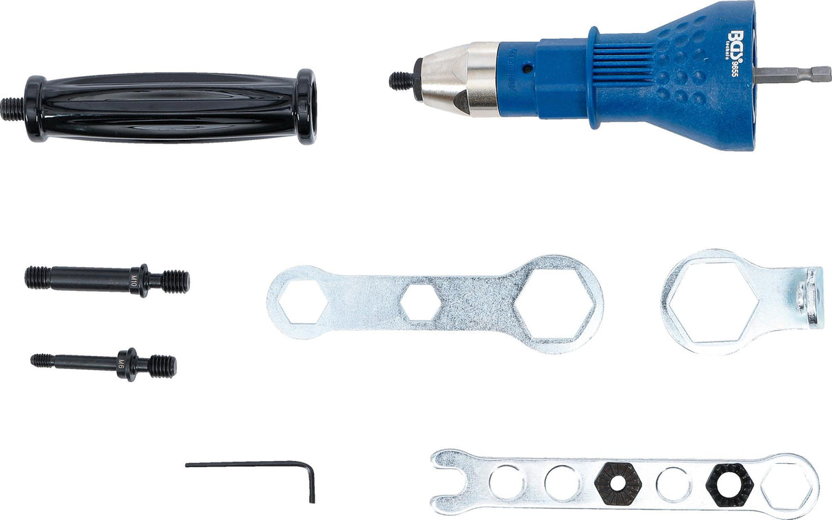 DRILL ATTACHMENT / THREADED RIVETER | M6 / M8 / M10 (9655)