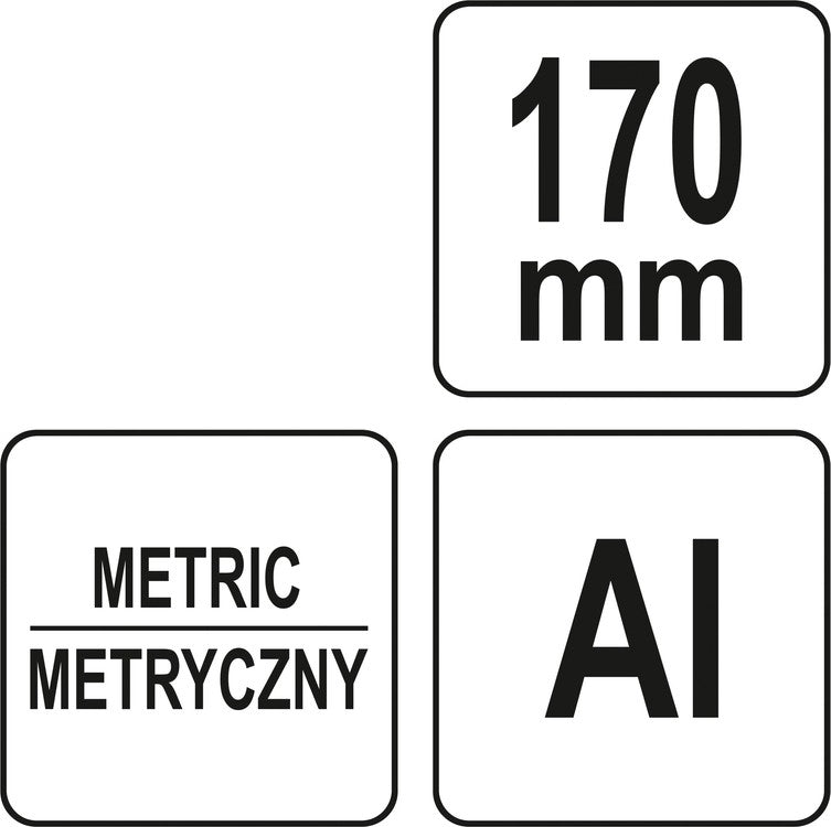 ADJUSTABLE QUICK SQUARE 170 MM (YT-70782)