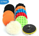 POLISHING PAD SET | Ø 180 MM | 12 PCS. (BK1006)