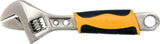 ADJUSTABLE WRENCH 150MM W/PLASTIC HANDLE (54070)