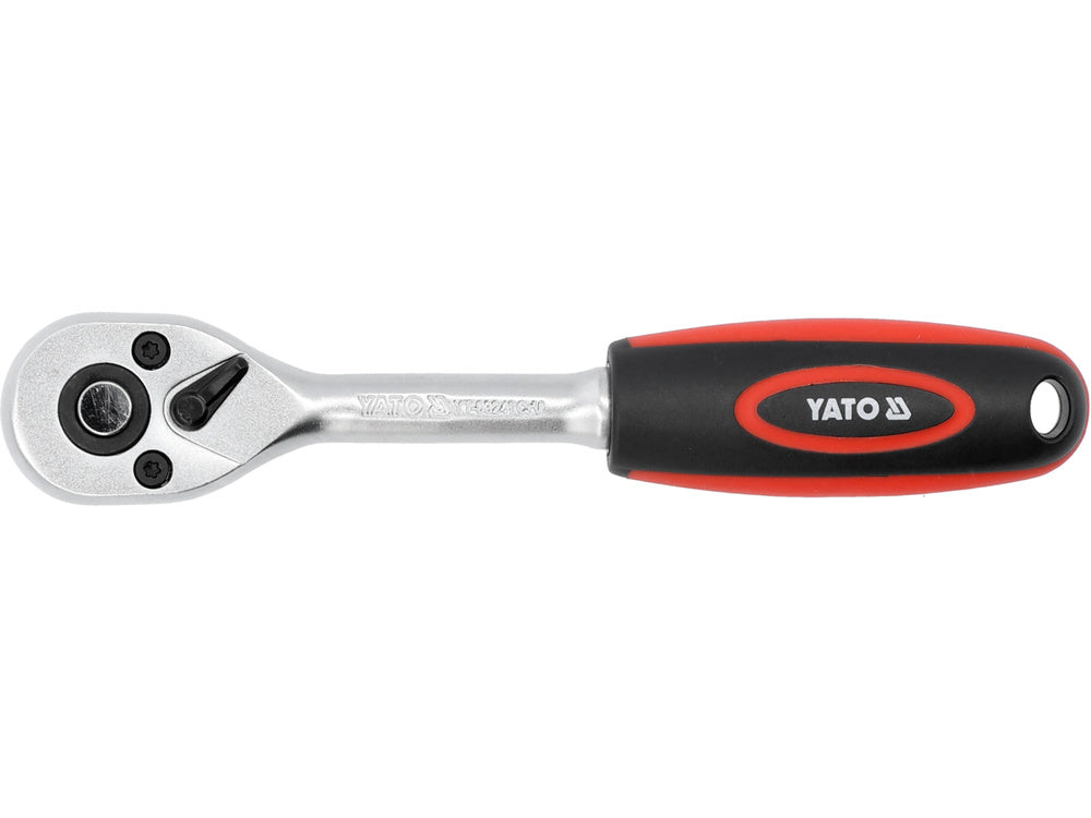 STRAIGHT RATCHET HANDLE 1/4" 90T (YT-03241)
