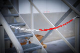 BARRIER CHAIN | RED AND WHITE | PLASTIC | 5 M (80809)