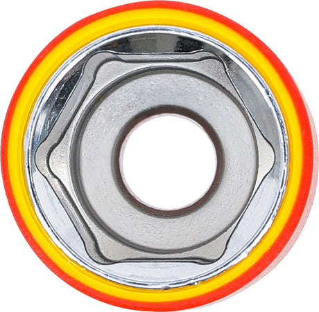 VDE SOCKET, HEXAGON | 12.5 MM (1/2") DRIVE | 24 MM (72074)