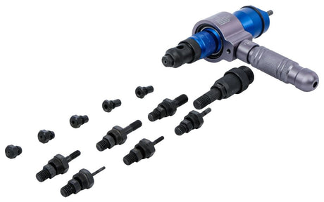 METAL RIVET NUT AND RIVET ADAPTER FOR DRILL | M3–M12 (74690)