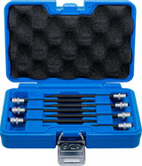 BIT SOCKET SET | 6.3 MM (1/4") DRIVE | T-STAR (FOR TORX) T10 - T50 | 9 PCS. (8618)