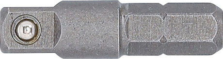 BIT RATCHET ADAPTOR | EXT. HEXAGON 6.3 MM (1/4") - EXT. SQUARE 6.3 MM (1/4") | 30 MM (8202)