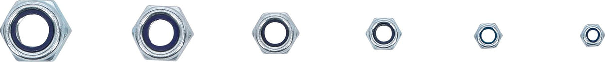HEXAGON NUT ASSORTMENT | SELF-LOCKING | 146 PCS. (8135)