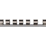 SOCKET RAIL WITH 15 CLIPS | 10 MM (3/8") (2330)