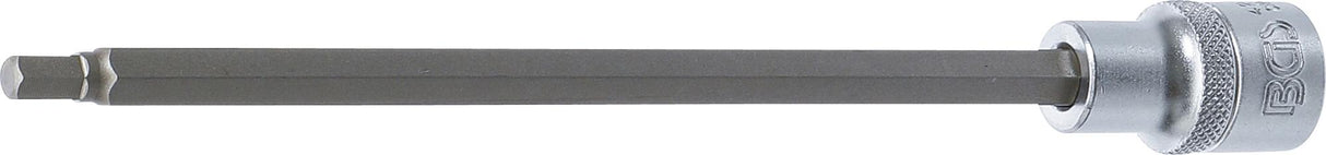 BIT SOCKET | LENGTH 200 MM | 12.5 MM (1/2") DRIVE | INTERNAL HEXAGON 6 MM (4276)