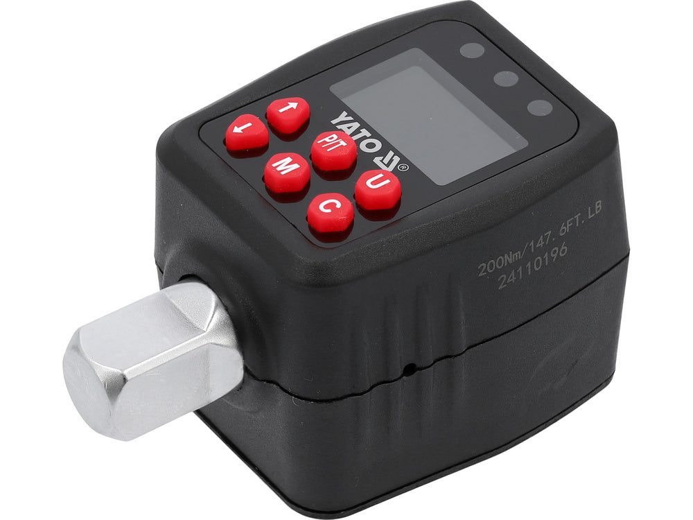 DIGITAL TORQUE ADAPTER 1/2" 10-200NM (YT-07535)