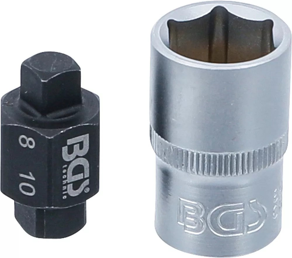 OIL DRAIN PLUG SOCKET | 4-PT. | 8 MM / 10 MM (8991)