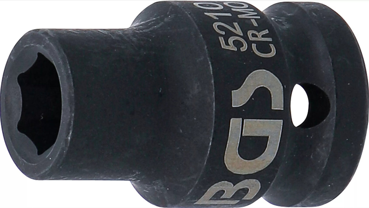 IMPACT SOCKET, HEXAGON | 12.5 MM (1/2") DRIVE | 10 MM (5210)