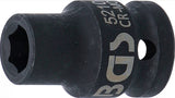 IMPACT SOCKET, HEXAGON | 12.5 MM (1/2") DRIVE | 10 MM (5210)