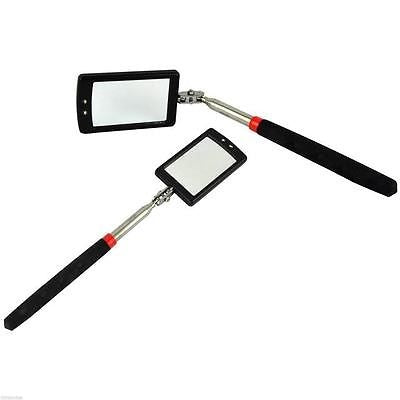 TELESCOPIC SQUARE MIRROR | 285 - 870 MM | WITH 2 LED (9302V)