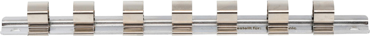 SOCKET RAIL WITH 7 CLIPS | 12.5 MM (1/2") (2318)