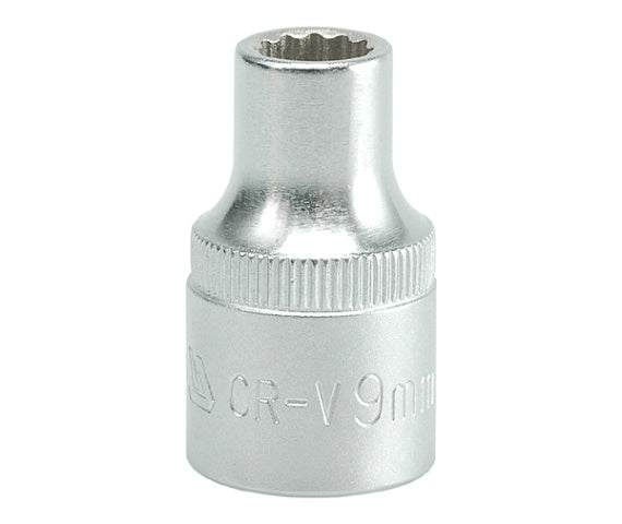 SOCKET 9MM 1/2" 12PT CV  REGULAR (YT-1271)