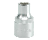 SOCKET 9MM 1/2" 12PT CV  REGULAR (YT-1271)