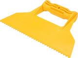 SPATULA / PLASTIC TROWEL | SERRATED | 225 MM (05973)