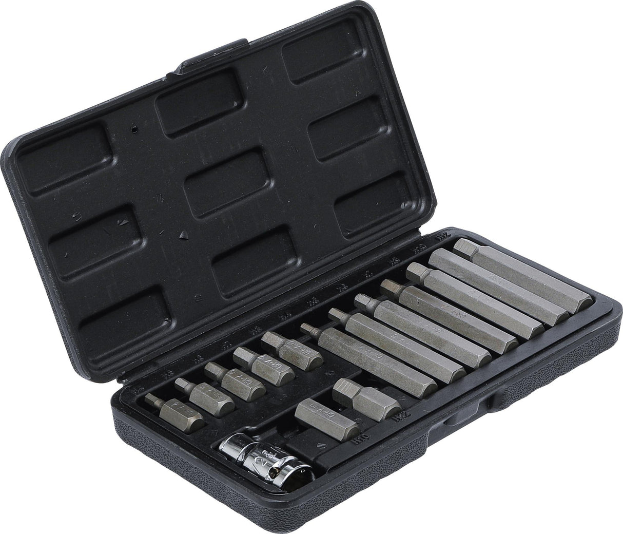 BIT SET | 10 MM (3/8") DRIVE | INTERNAL HEXAGON | 15 PCS. (5070)