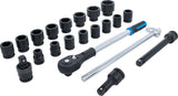 IMPACT SOCKET SET | 20 MM (3/4") DRIVE | 21 PCS. (5258)