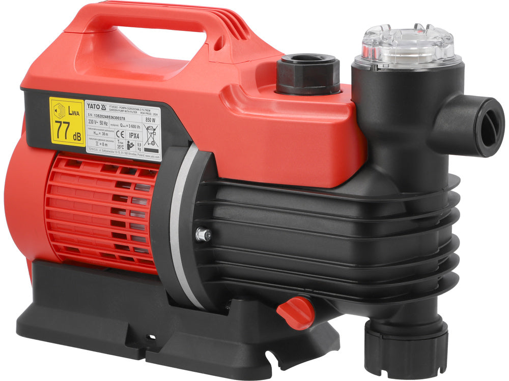 GARDEN PUMP WITH FILTER 850W (YT-85363)