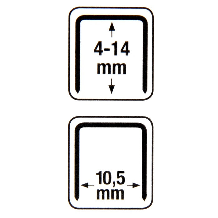 STAPLE GUN | FOR STAPLES | 4-14 MM (3012)