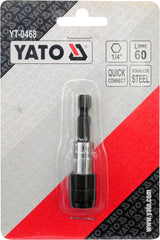 SCREWDRIVER BIT HOLDER 1/4 (YT-0468)