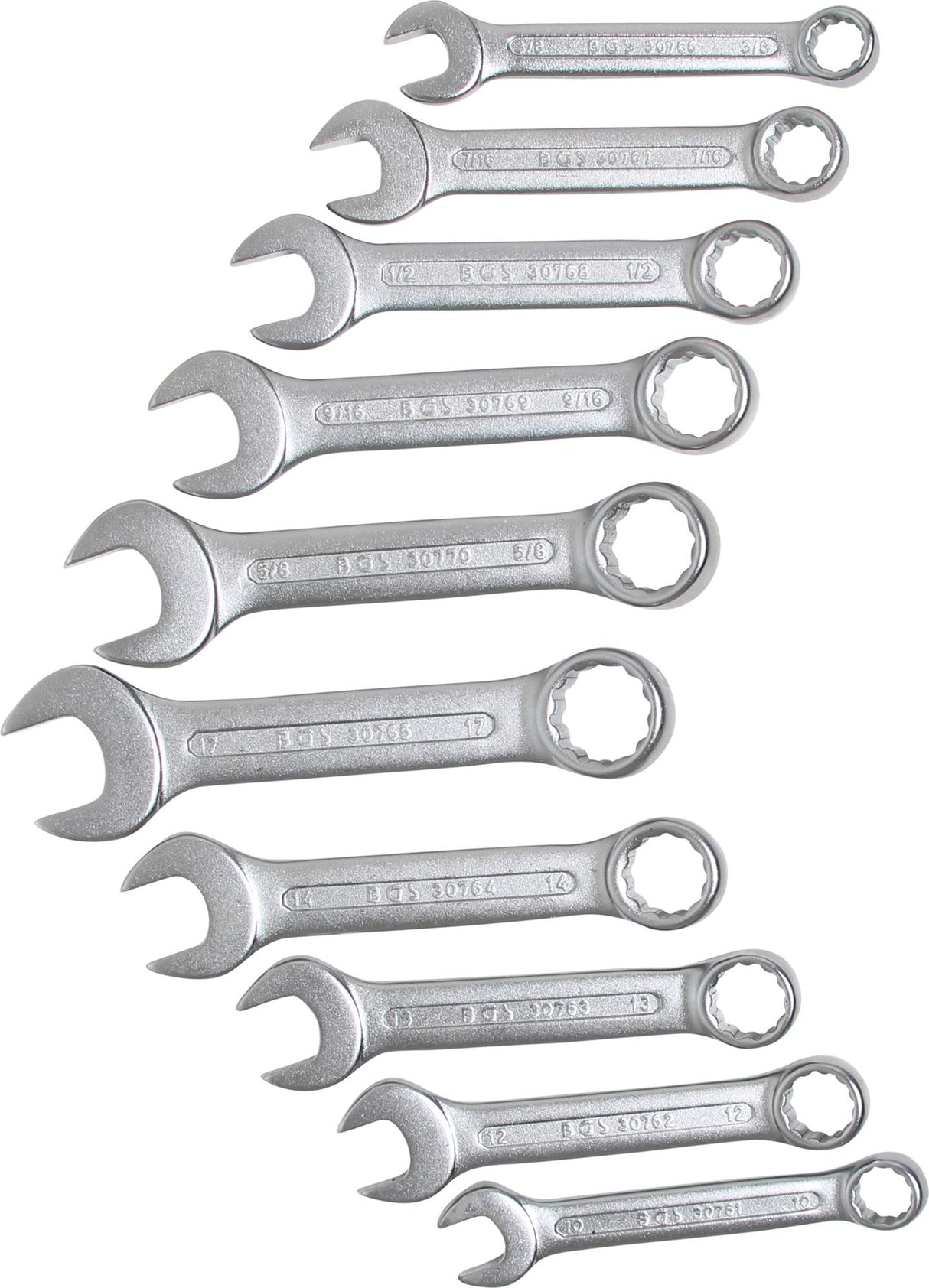 COMBINATION SPANNER ASSORTMENT | INCH / METRIC SIZES | 50 PCS. (32500)