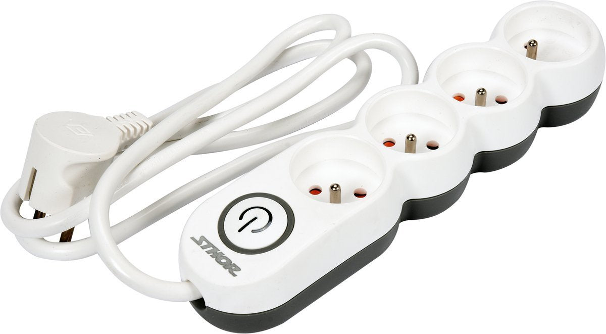 POWER STRIP W. GROUND 4S 1,5M (72353)