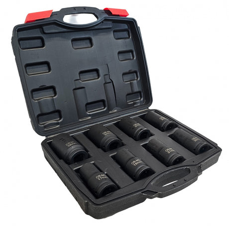 LONG IMPACT SOCKET SET | 20 MM (3/4") | 17 - 32 MM | 8 PCS. (SK3408)