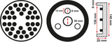 RUBBER PAD | FOR AUTO LIFTS | Ø 145 MM (6474)
