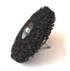 ABRASIVE GRINDING DISC WITH SHANK | BLACK | Ø 100 MM (SK19648)