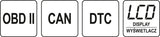 OBDII  MULTILINGUAL SCAN TOOL (YT-72977)