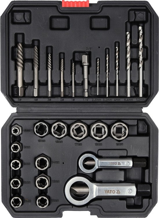 SPLITTER AND SCREW EXTRACTOR SET 26PCS (YT-06037)