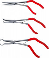 LONG NOSE AND LONG NOSE SPARK PLUG PLIERS | WITH PISTOL GRIP | 275 MM | 3 PCS. (84528)