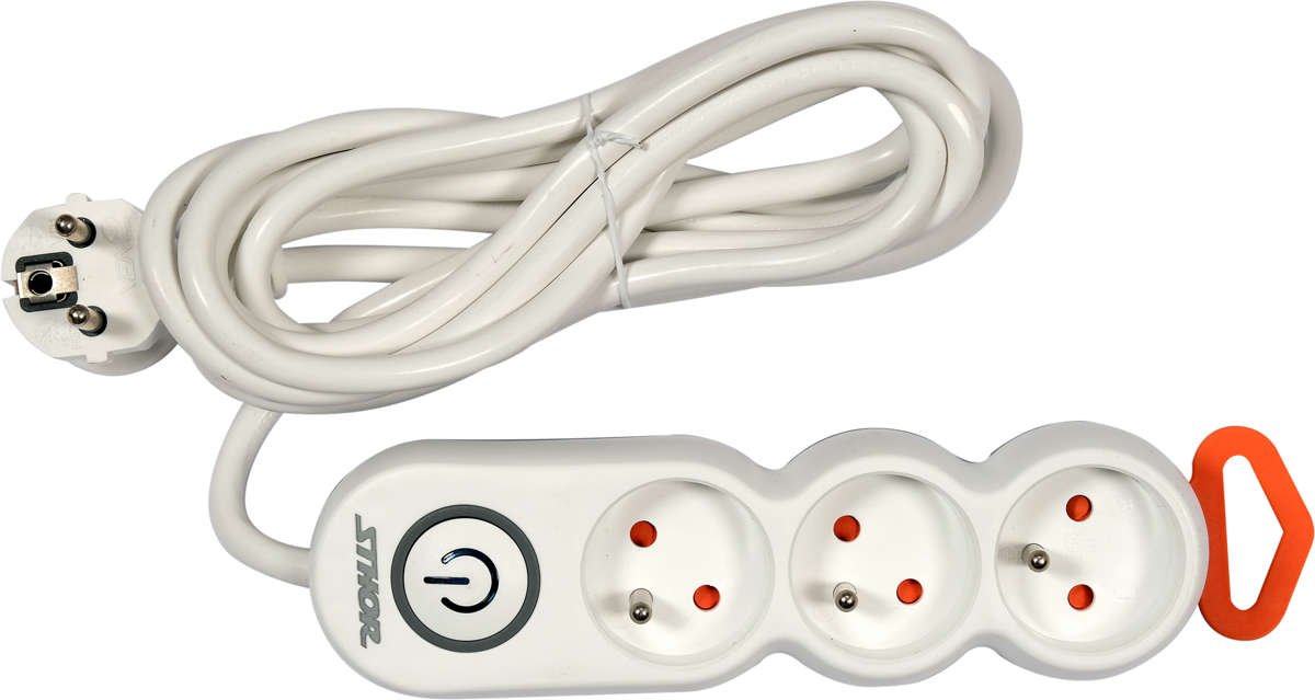 POWER STRIP W. GROUND 3S 3M (72351)