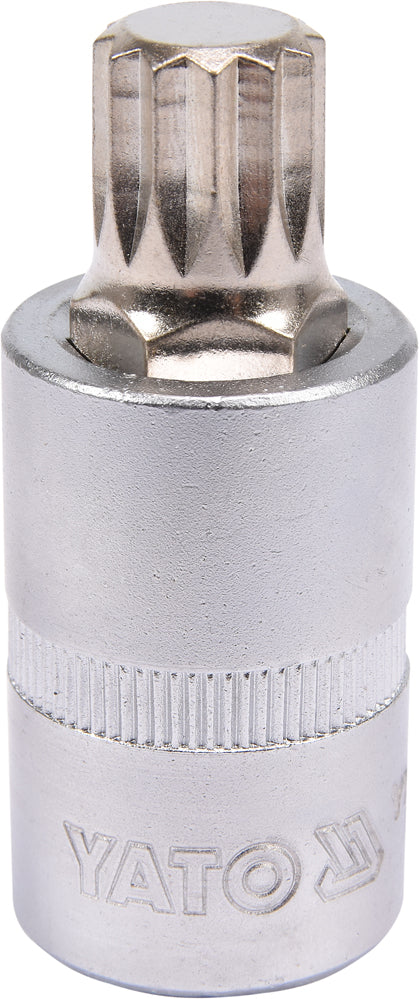 SOCKET BIT SPLINE 1/2" M14 L55MM (YT-04345)