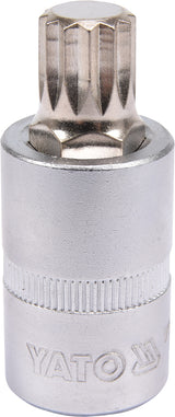 SOCKET BIT SPLINE 1/2" M14 L55MM (YT-04345)