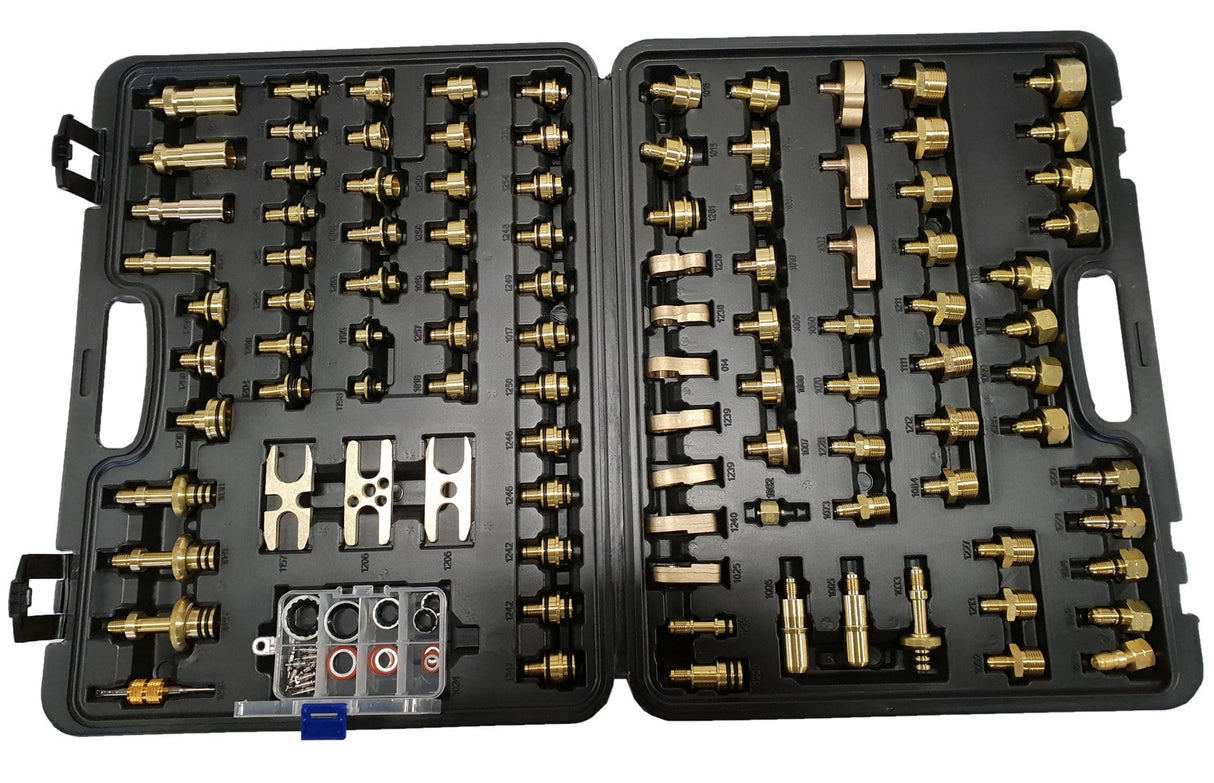 AIR CONDITIONER LEAK TEST KIT | BRASS | 103 PCS. (CLT103)