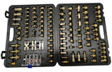 AIR CONDITIONER LEAK TEST KIT | BRASS | 103 PCS. (CLT103)